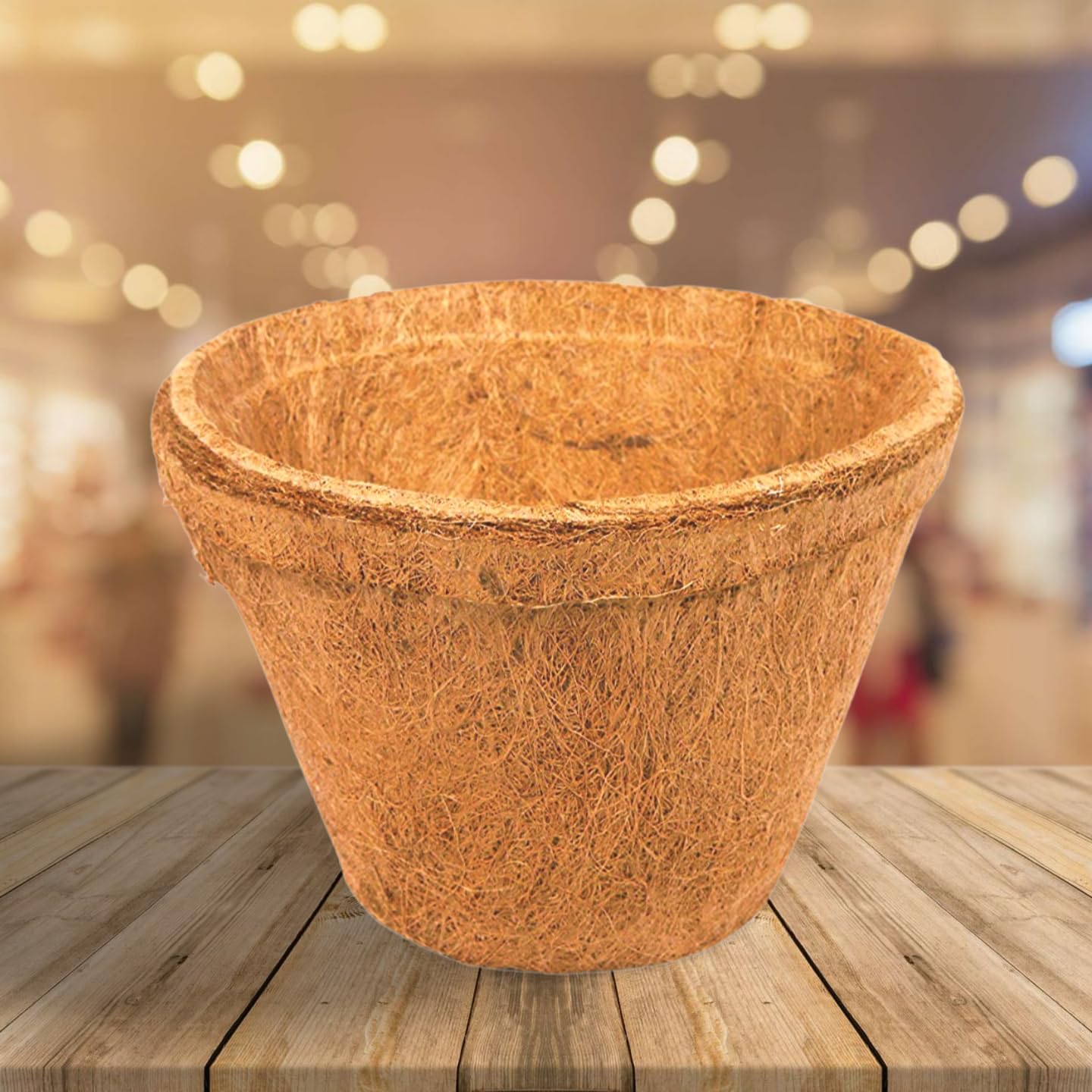 Coco Coir Pot Eco-Friendly and Bio-Degradable Planter Pot (8 inch Size )