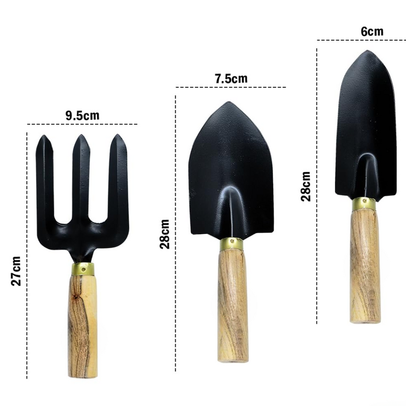 Gardening Tool Kit - Set of 5 ( Wooden Handle)