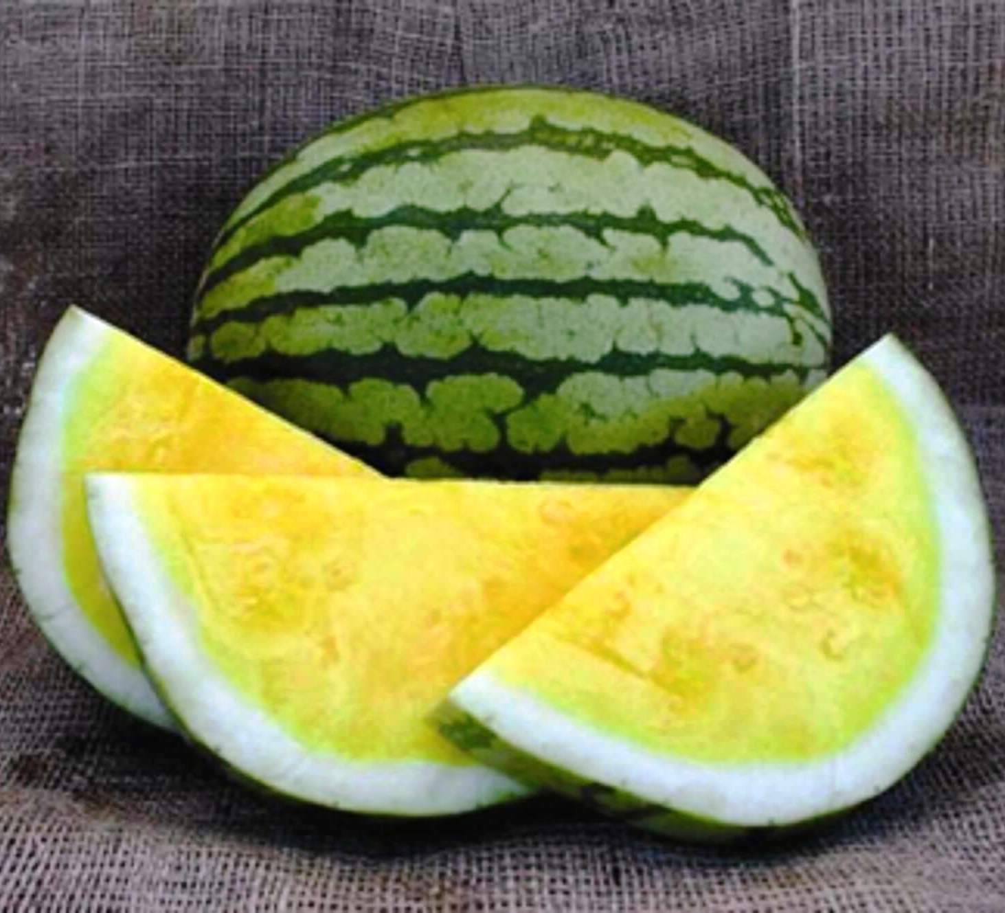 Watermelon " Yellow Beauty  " Exotic 10 Fruit Seeds