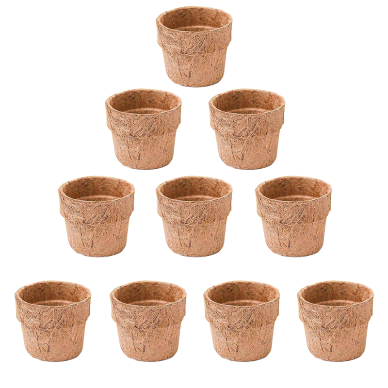 Coco Coir Pot Eco-Friendly and Bio-Degradable Planter Pot (4 inch Size )