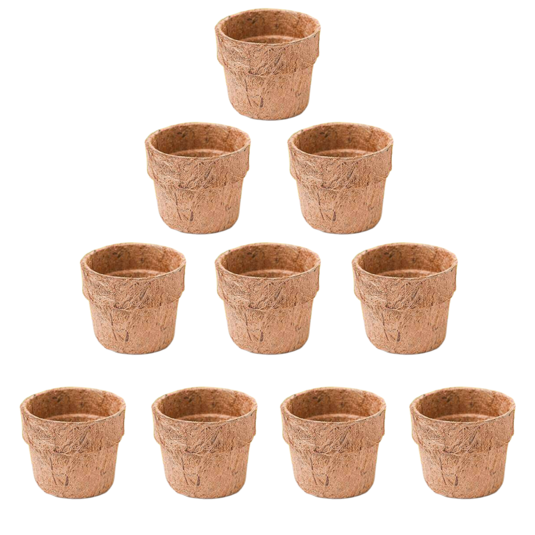 Coco Coir Pot Eco-Friendly and Bio-Degradable Planter Pot (4 inch Size )